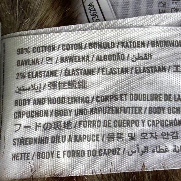 HOLLISTER Faux Fur Lined Twill Parka Coat Blue Men’s M Epic Flex Heritage NEW - Picture 9 of 14